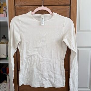 SKIMS White Long Sleeve Tee